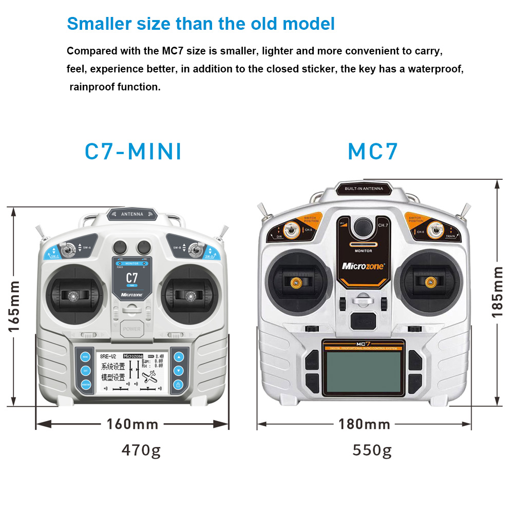 MicroZone MC7 Controller C7 MI - Drone Racing Receiver recensione e prezzo