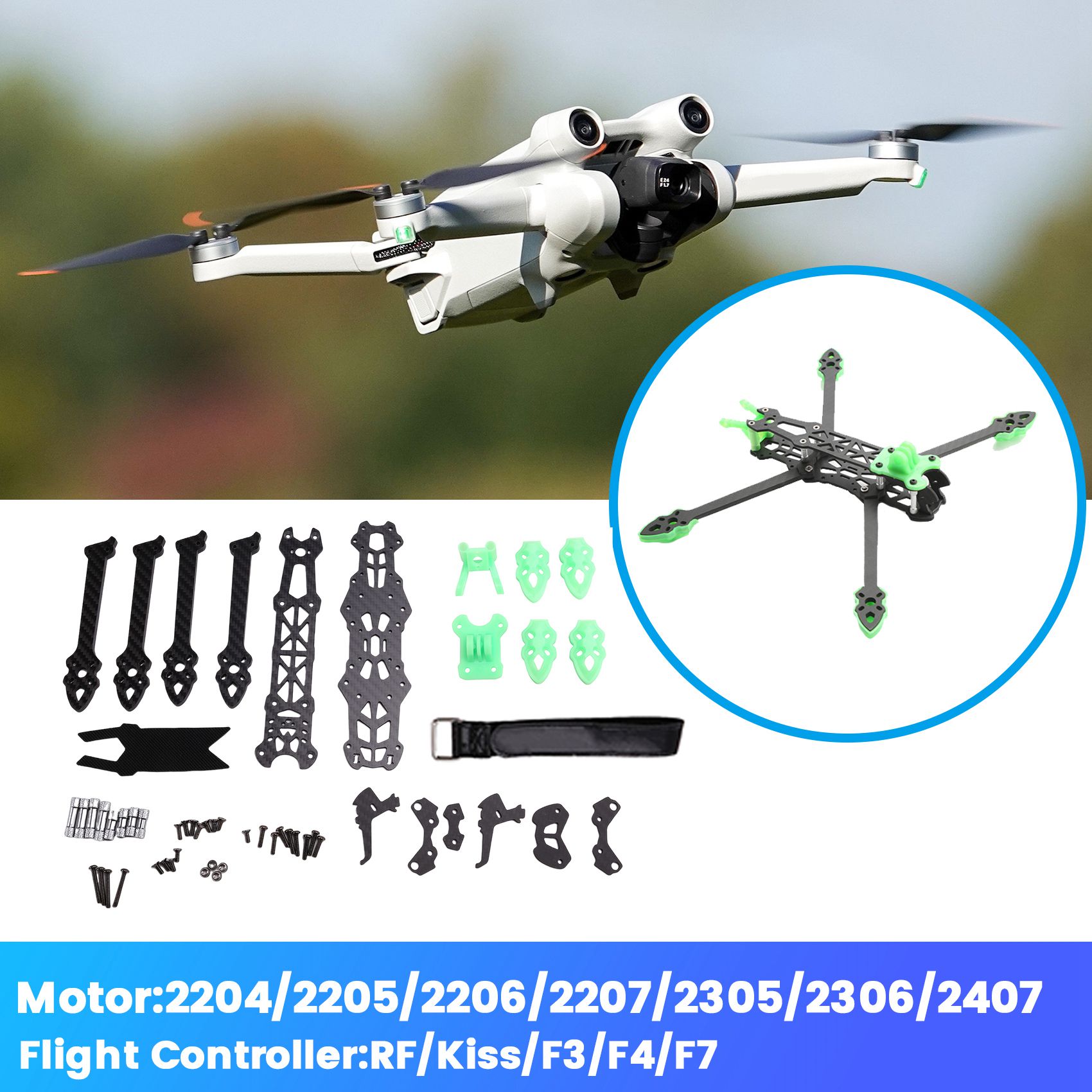 YSUN-MARK4-HD Mark 4 HD Kit te - Drone Racing Frame recensione e prezzo