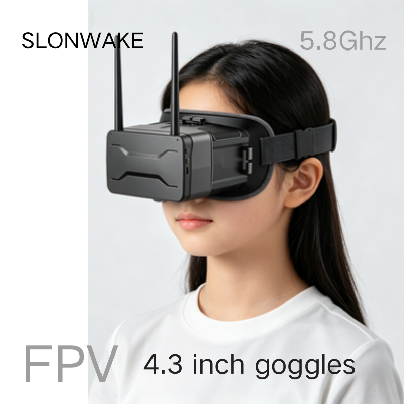 Occhiali FPV 5.8G 4.3 Pollici  - Drone Racing Goggles recensione e prezzo